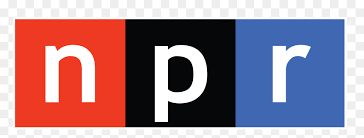 NPR logo with red, black, and blue squares on a transparent background