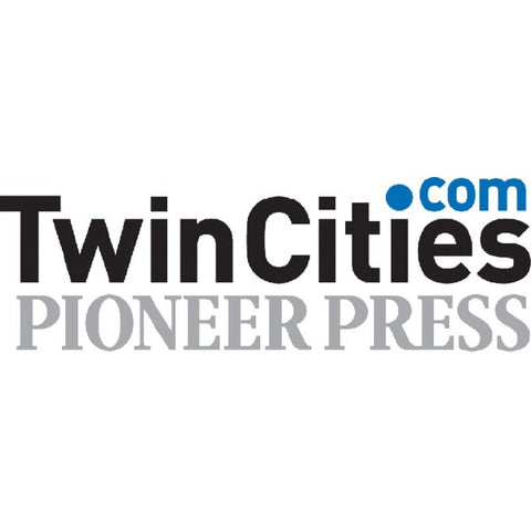 Logo of Twin Cities Pioneer Press on a white background
